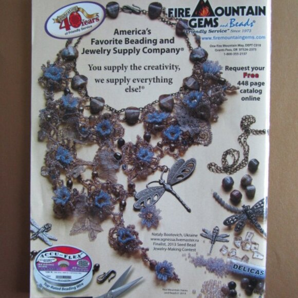 Bead and Button Magazine Creative Ideas For The Art of Beads, Jewelry April 2014 - Picture 2 of 9